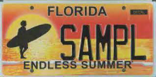 Special license plates (Environmental - Endless Summer):