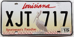 Personalized plates must have at least two letters (A-Z) and may also have numbers. A space, period, or hyphen count has one space. A half space may be included on personalized plates, but it counts as one space. Louisiana OMV does not allow amateur radio call signs, a patented logo, or special symbols such as @, #,%, and & to be included on personalized plates. Ethnic, vulgar, racial, or indecent connotations considered offensive to decency and good taste are also prohibited on personalized plates.