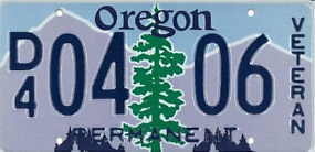 Other common Oregon license plates: