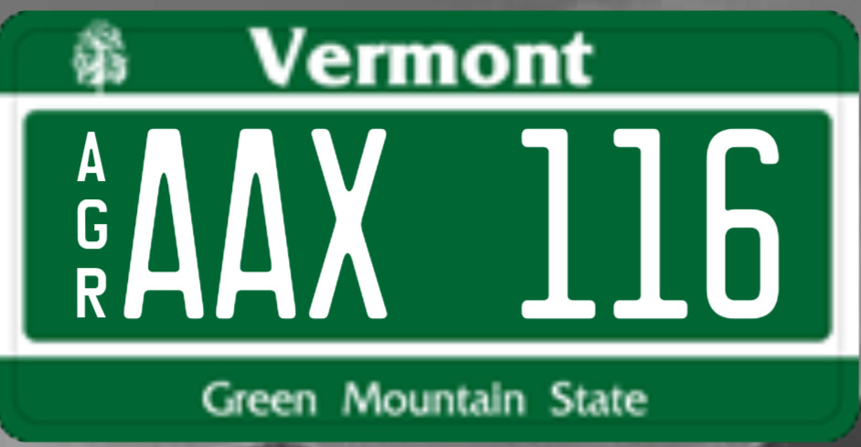 Standard License Plates for automobiles, commercial vehicles, and motorcycles: