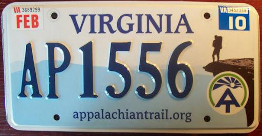 Specialized license plates issued to motor vehicles in Virginia: